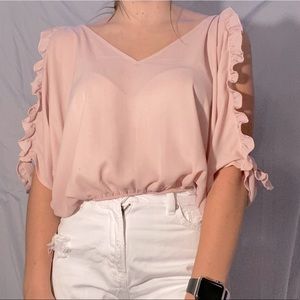 light pink charlotte russe blouse 🍬